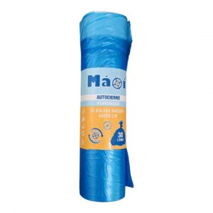 Las bolsas de basura autocierre azul son un elemento esencial en cualquier hogar, ayudando a mantener la limpieza y el orden.