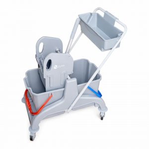 Cubo Doble con Ruedas y Prensa Profesional para Empresas de Limpieza
En el ámbito de la limpieza profesional, contar con las herramientas adecuadas es esencial para optimizar el tiempo y la eficiencia del trabajo.