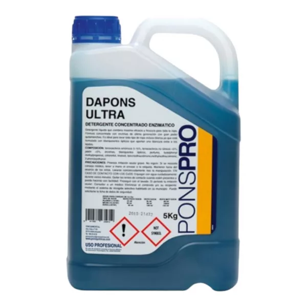 Detergente profesional para ropa, Detergente líquido que combina máxima eficacia y frescura para toda la ropa.