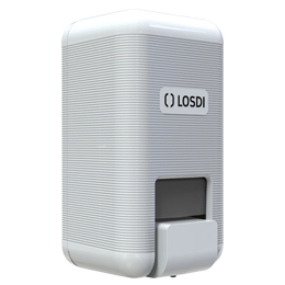 El dosificador de jabón blanco de pared de la marca LOSDI es una solución práctica e innovadora, especialmente diseñada para satisfacer las necesidades del sector de la hostelería.