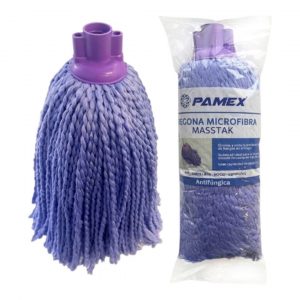 La fregona de microfibra Masstak Lila es ideal para una limpieza profunda y rápida. Su material de alta calidad permite una excelente retención de líquidos y suciedad
