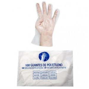 Guantes de polietileno pack 100u Los guantes desechables de polietileno se usan en diferentes áreas como, limpieza, alimentación etc...