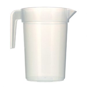 Jarra de plástico resistente para bebidas de 1 litro