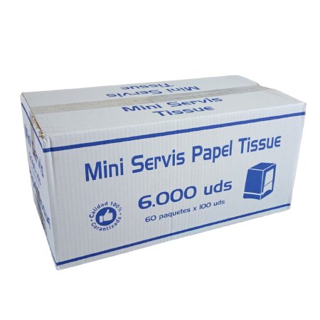 MINISERVIS TISSU EXTRA 60X100 C/6000 UDS