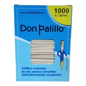 PALILLOS DENTALES ENFUNDADOS C/1000 UDS