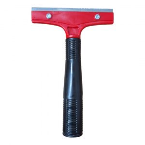 RASCADOR CON MANGO DE PLÁSTICO 18x12 CM.