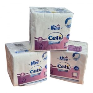 Servilletas de papel blancas 20x20 cm, 2 capas. Suaves, absorbentes y resistentes. Paquete por 100 unidades. ¡Perfectas para todo tipo de uso!