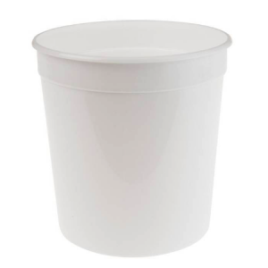 TARRINA REDONDA PP 1000 CC BLANCA B25U C/12P