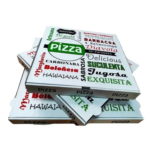 Caja para Pizzas Decorada
Una caja para pizzas decorada es un elemento esencial para las pizzerías que ofrecen servicio a domicilio.