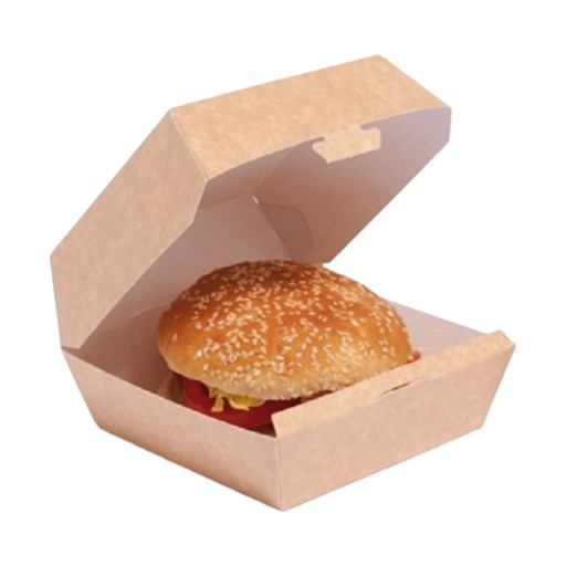 CONCHA CARTON BURGUER PEQUEÑA 98X98X70 C/9 P