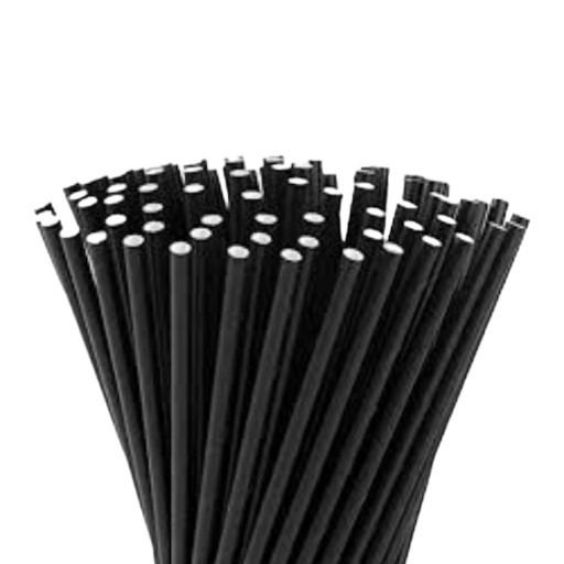 CAÑITAS DE PAPEL NEGRA 15X0,8 MM B/250U