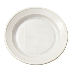 Plato de Plástico de Postre en Color Crema
El plato de plástico de postre en color crema es una opción ideal para eventos y fiestas familiares.