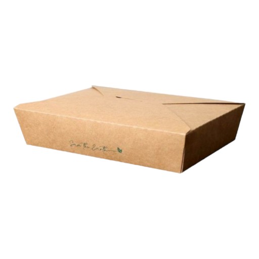 Caja de Cartón Porta Menú de 1400 ml
En el sector de la hostelería y el servicio a domicilio, la presentación y el transporte adecuados de los alimentos son cruciales para garantizar una experiencia satisfactoria al cliente.