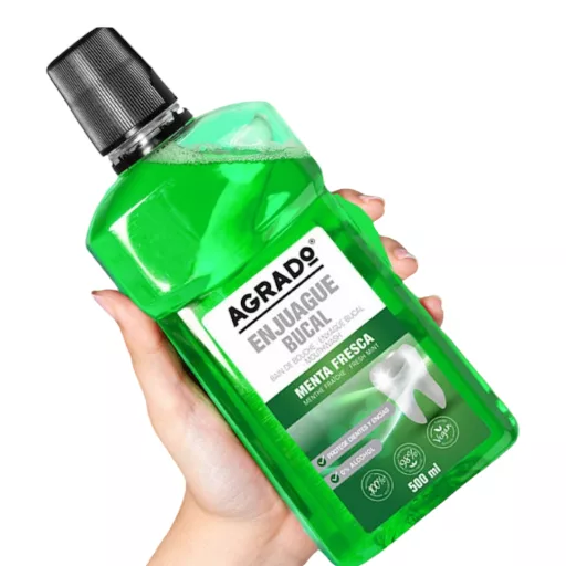 ENJUAGUE BUCAL MENTA FRESCA AGRADO 500 ML C/16U - Imagen 2