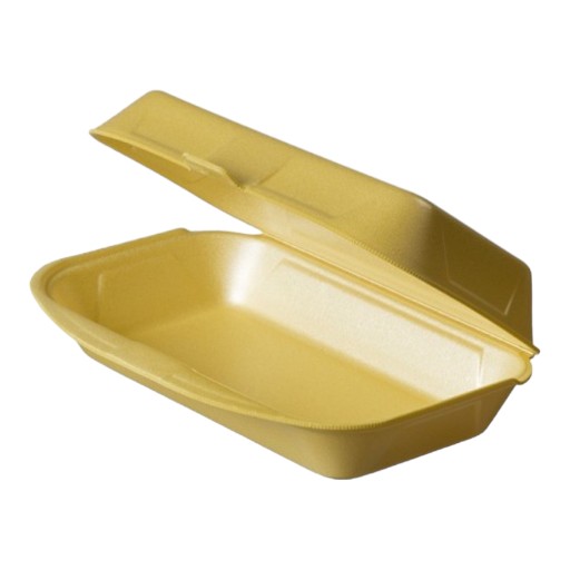Envase para serranito foam está hecho de material isotérmico.
Especial para la conservación de la temperatura en platos preparados de comida rápida,
