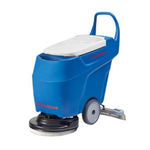 La fregadora automática columbus cable RA 43/K 40 es una máquina compacta con funcionamiento a través de la red eléctrica para un uso continuo e intenso en superficies pequeñas y medianas.