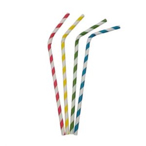 Las cañitas de papel colores articuladas son una opción ecológica y versátil para bebidas. Fabricadas con materiales biodegradables,