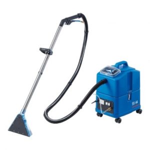 La máquina de extracción e inyección profesional es esencial para la limpieza profunda de alfombras y tapicerías.