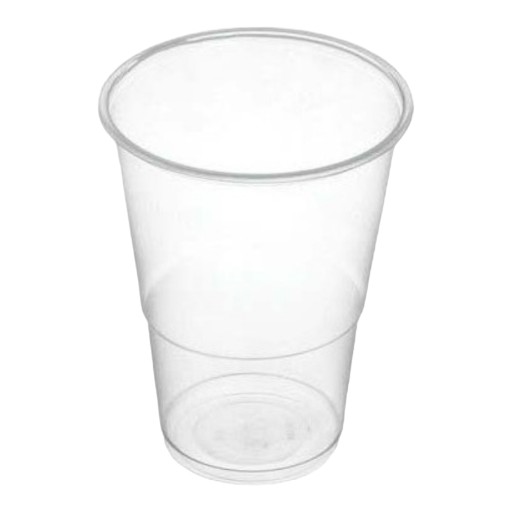 El vaso de plástico transparente de 300 cc es perfecto para servir bebidas en fiestas, picnics o eventos