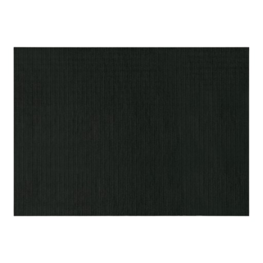El mantel de papel negro 30x40 es una opción elegante y práctica para eventos y presentaciones. Su diseño sofisticado realza la estética de cualquier mesa