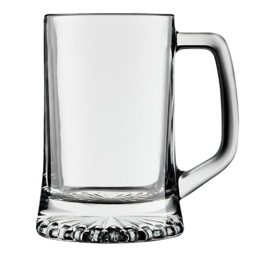 Jarra cerveza londres cristal, resistente y apto para el lavavajillas con una capacidad de 28 cl, presentado en cajas de 6 unidades