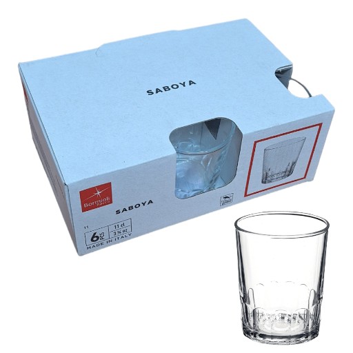 Vaso café cristal de 11 cl, ideal para café corto o sólo
Contenido en la caja 6 unidades
