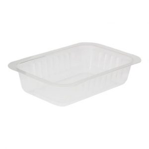 Envase termosellable de 250 cc, fabricado en materiales de alta calidad, ideal para envasar alimentos. Su sistema de sellado proporciona una hermeticidad óptima, prolongando la vida útil del producto.