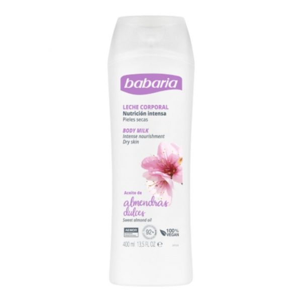 BODY MILK BABARIA ALMENDRAS DULCES 400 ML