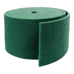 Rollo de estropajo verde Energy 6 metros x 13,5 cm, ideal para cortar a la medida que se desee. Para cocinas industriales