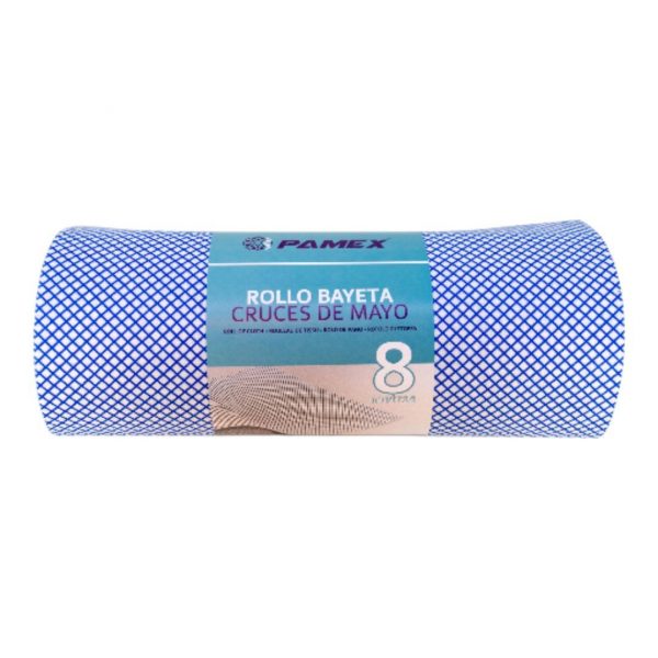 Rollo de bayeta cruces de Mayo. Multiusos, para todo tipo de superficies Con gran capacidad de absorción y limpieza