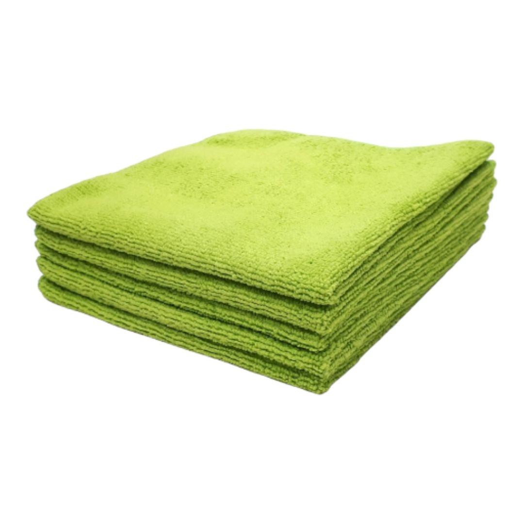 La bayeta de microfibra Spontex verde es ideal para la limpieza profesional.
