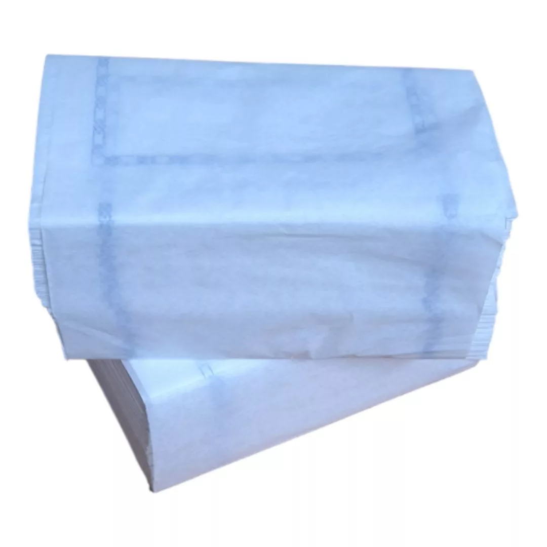 Miniservis engarzadas de papel son ideales para servilleteros en eventos y restaurantes.