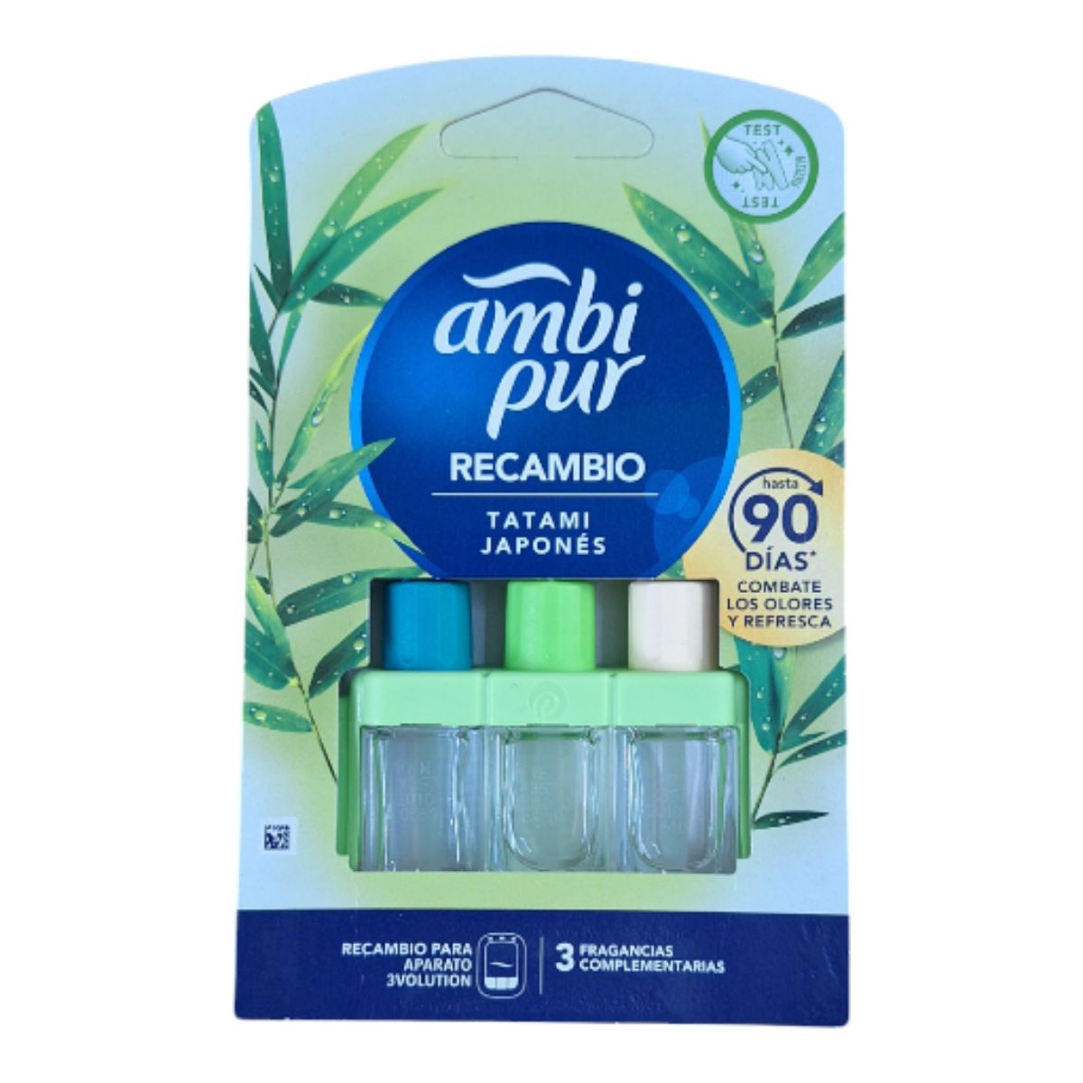 El ambientador Ambipur Japón con tres fragancias en un solo recambio es una excelente opción para aquellos que desean mantener su hogar perfumado con aromas frescos y exóticos