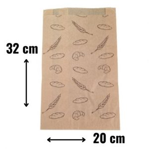 Bolsa de Papel Kraft para Bollería
Las bolsas de papel Kraft son una opción popular y ecológica para el empaque de productos de bollería