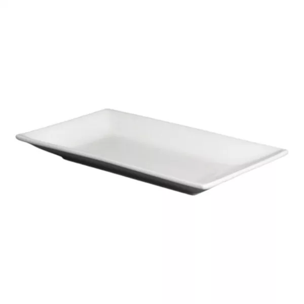 PLATO DE PORCELANA RECTANGULAR 25X15