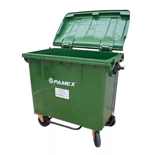 CONTENDOR DE BASURA INDUSTRIAL 660 LITROS - Imagen 2