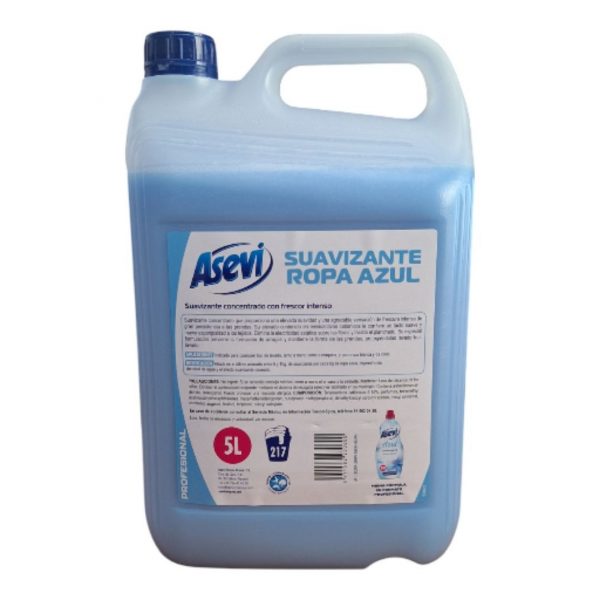 Suavizante concentrado que proporciona un frescor intenso y duradero dejando la ropa suave y esponjosa. Calidad Asevi en formato profesional.