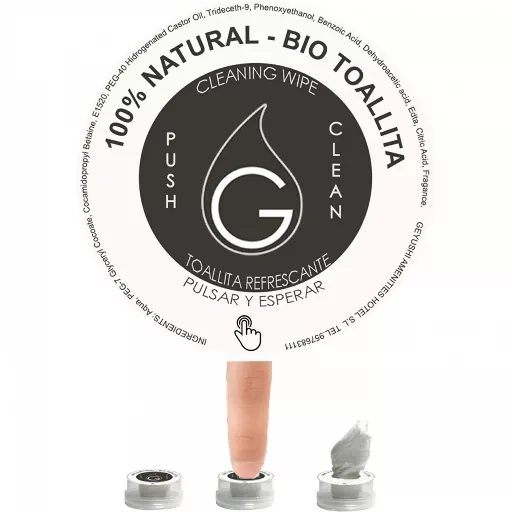 TOALLITA COMPACTA HÚMEDA BIODEGRADABLE C/250U - Imagen 2