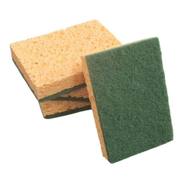 Estropajo con esponja de fibra de celulosa – Set de 4 unidades
Mantén tu cocina impecable con este práctico set de estropajos con esponja de fibra de celulosa natural.