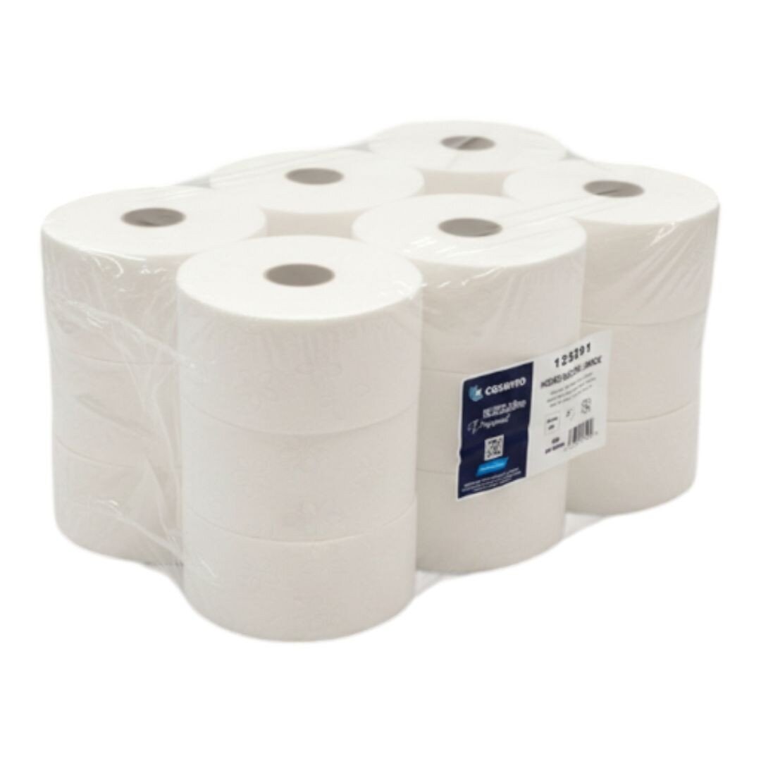 Papel Higiénico Industrial Doble Capa 280 g – Pack 18 uds
El papel higiénico industrial de 280 gramos por rollo es la solución ideal para espacios de gran afluencia que requieren un suministro duradero y de calidad.