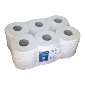 Papel Secamanos Doble Capa Gofrado 600 g – Pack 6 uds
El papel secamanos industrial de 600 gramos por rollo es una solución eficaz y de gran rendimiento para la higiene en entornos profesionales.