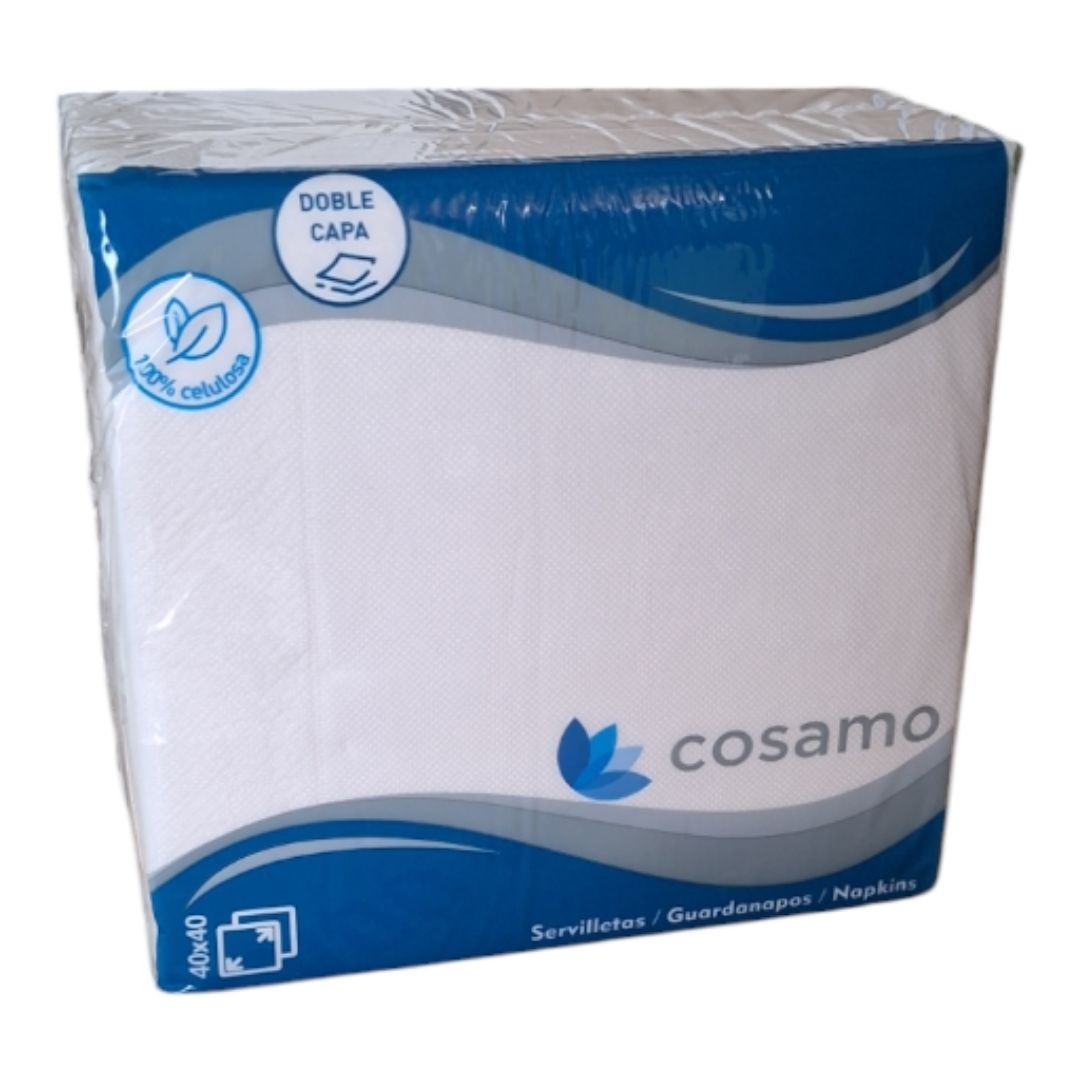 Servilleta 40x40 cm Doble Capa Punta Punta Color Blanco – Caja 24 packs (50 uds/pack)

Las servilletas de papel 40x40 cm en color Blanco son la opción ideal para aportar elegancia, resistencia y comodidad a la mesa.