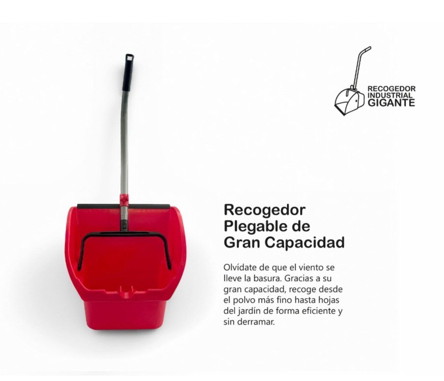 RECOGEDOR PROFESIONAL GIGANTE PLEGABLE - Imagen 2