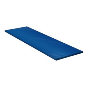 Mantel de papel azul 100x100 cm, resistente y desechable. Caja con 500 unidades ideal para hostelería, eventos y catering.