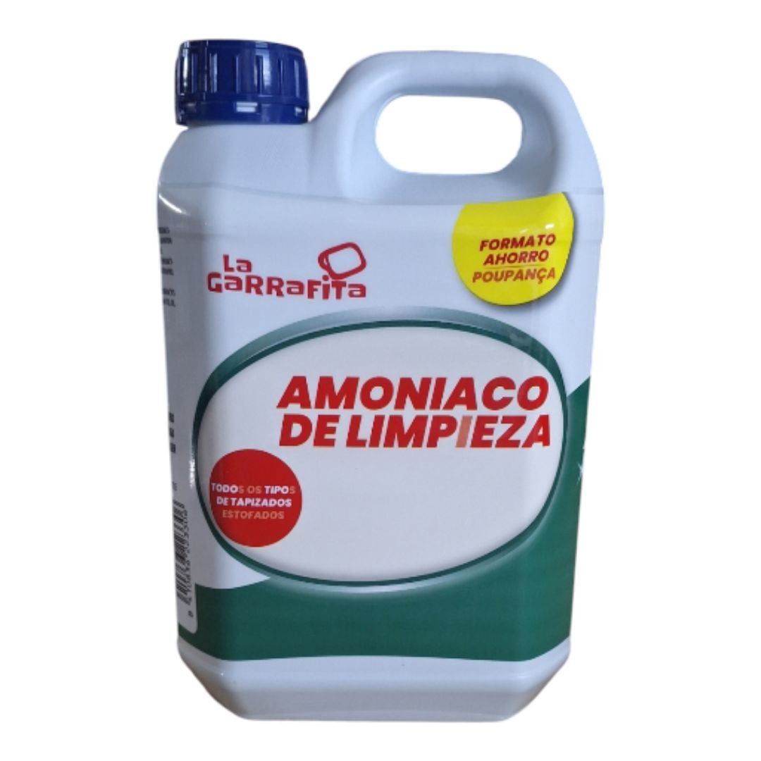 Amoníaco de limpieza multiusos de 2 litros. Limpieza profunda para cocinas, cristales, baños y tapicerías. Elimina la suciedad difícil sin dejar marcas