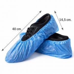 CUBREZAPATOS CON GOMA ELÁSTICA AZUL C/2000 UDS