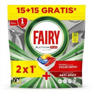 PASTILLAS DE LAVAVAJILLAS FAIRY PLATINUM PLUS 30 UDS