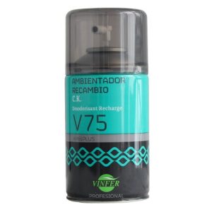 CARGA AMBIENTADOR SPRAY CK DE 250 ML PARA DOSIFICADORES ELECTRÓNICOS PROFESIONALES AMBIPLUS