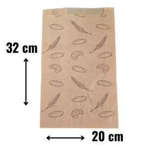 Bolsa de Papel Kraft para Bollería
Las bolsas de papel Kraft son una opción popular y ecológica para el empaque de productos de bollería
