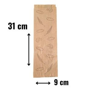 Bolsa de Papel Kraft para Bollería
Las bolsas de papel Kraft son una opción popular y ecológica para el empaque de productos de bollería.
